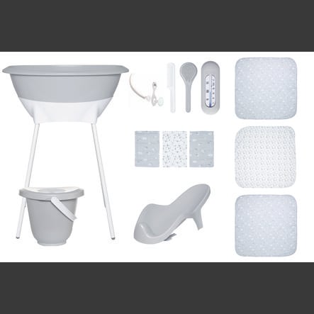 Luma Babycare Set De Bain Bebe Langes Mousseline Light Grey Roseoubleu Fr