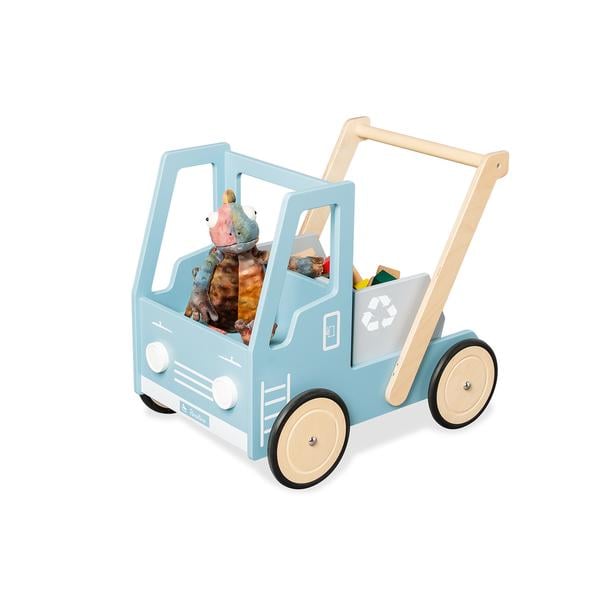 Pinolino Andador de bebés Camión basculante Fred, azul claro