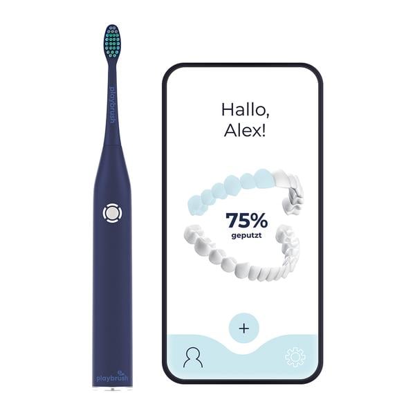 playbrush elektrisk sonisk tandborste Smart One med app i marin 