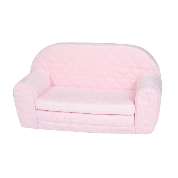 "knorr® toys sofa for barn - ""Cozy heart rose"""