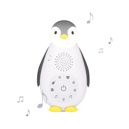 ZAZU Zoe - Die Pinguin Bluetooth Musikbox mit Nachtlicht grau