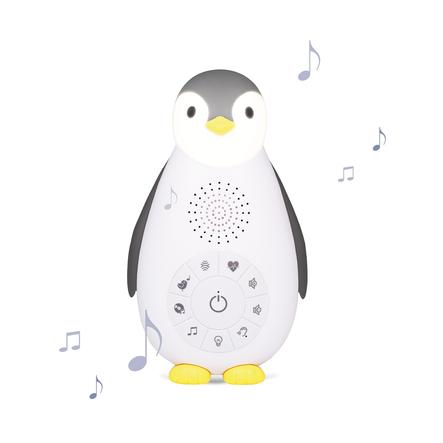 ZAZU Zoe - La rocola de pingüinos Bluetooth con el color gris claro de la noche