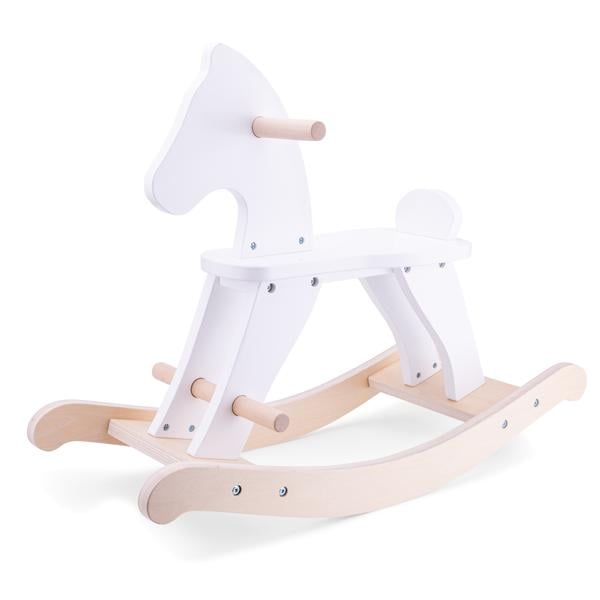 New Classic Toys Rocking Horse-white