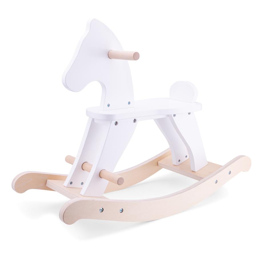 New Class ic Toys Rocking Horse-white
