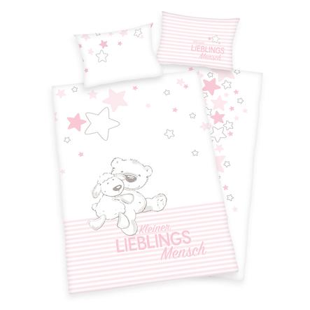 babybest® Bedlinnen Kleine favoriet GOTS roze 100 x 135 cm