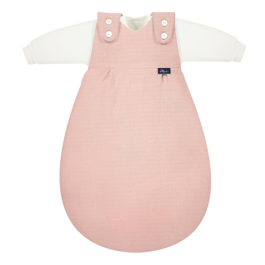 Alvi Śpiworek Baby-Mäxchen® - 3 częściowy Special Fabric - Ajour Rosé