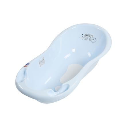 LUPPEE Babywanne Badewanne Wanne mit Stöpsel und Anti-Rutsch-Matte 84 cm Blau 