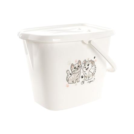 Luppee Seau De Bain Enfant A Poignee Pour Eau Et Couches Blanc Roseoubleu Fr