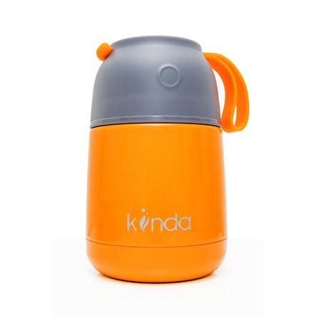 Kiinda Thermos Repas Bebe Inox Orange 450 Ml Roseoubleu Fr