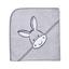 WÖRNER SÜDFROTTIER Cape de bain enfant âne gris clair 100x1000 cm