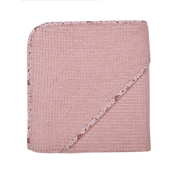 WÖRNER SÜDFROTTIER A casa asciugamano da bagno con cappuccio rosa antico 80 x 80 cm 