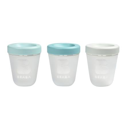 Beaba Pot De Conservation Repas Bebe Jungle Silicone 0 Ml Lot De 3 Roseoubleu Fr