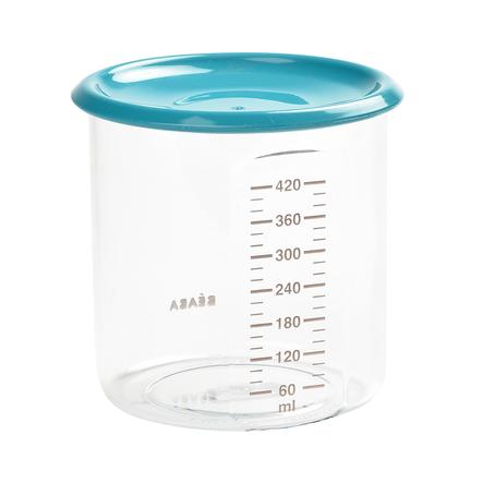 BEABA Portionsbehälter Tritan blau 420 ml
