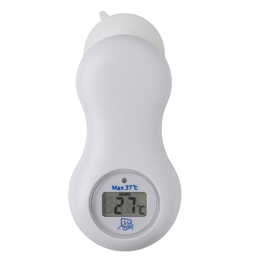 Rotho Babydesign Bad- und Raumthermometer mit Saugnapf in weiß
