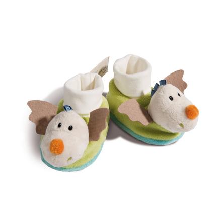 Nici Chaussures Pour Bebe Dragon Dragilu Avec Hochet En Peluche Roseoubleu Fr