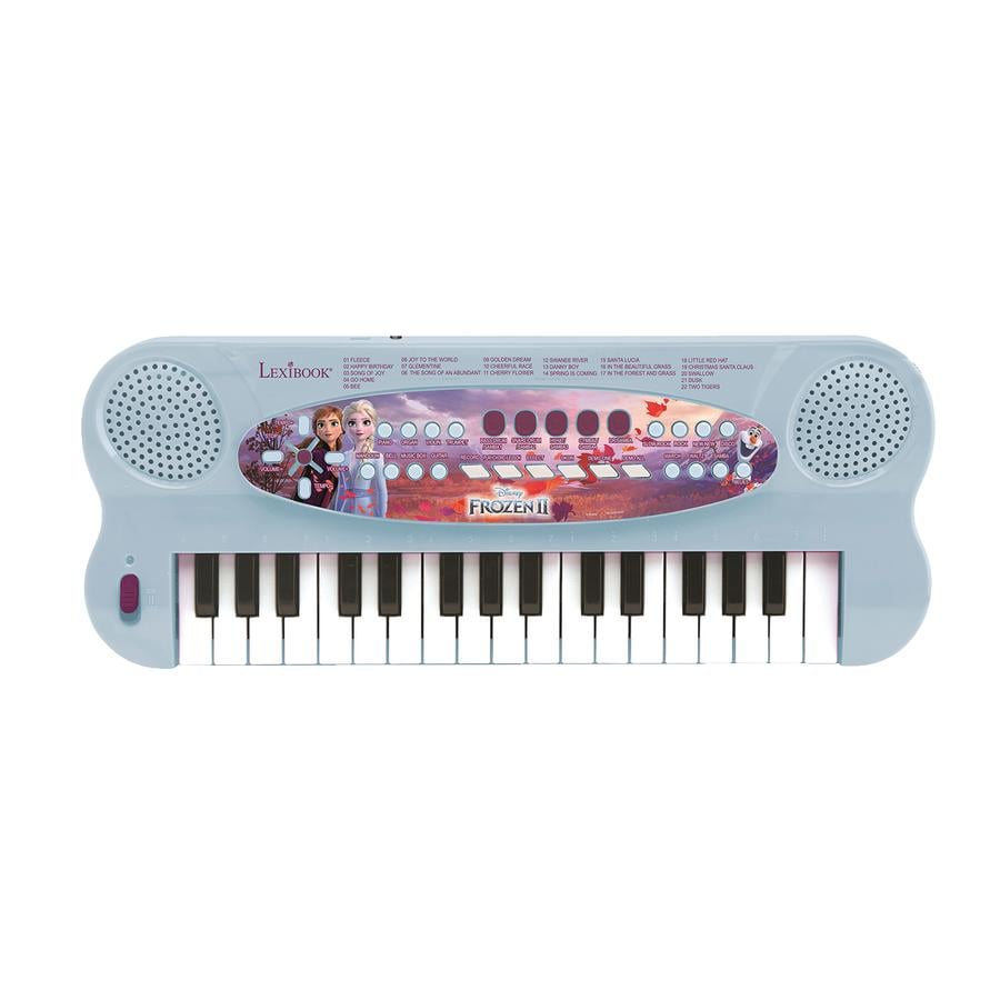LEXIBOOK Disney Ice Queen 2 - 32 klawiszowe pianino z mikrofonem do śpiewania