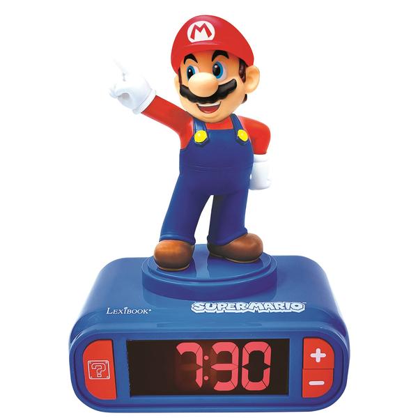 LEXIBOOK Reloj despertador de Nintendo Super Mario