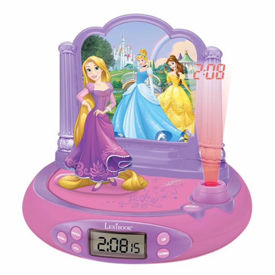 LEXIBOOK Disney Princess Projection Alarm Clock