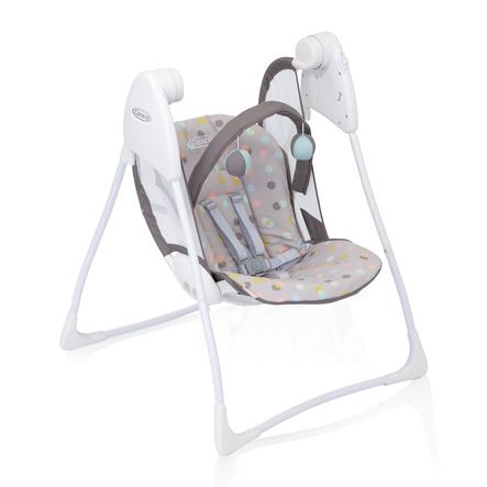 Graco Transat Balancelle Bebe Baby Delight Confetti Grey Roseoubleu Fr