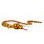 Teddy HERMANN ® Snake orange - žlutý vzor 175 cm