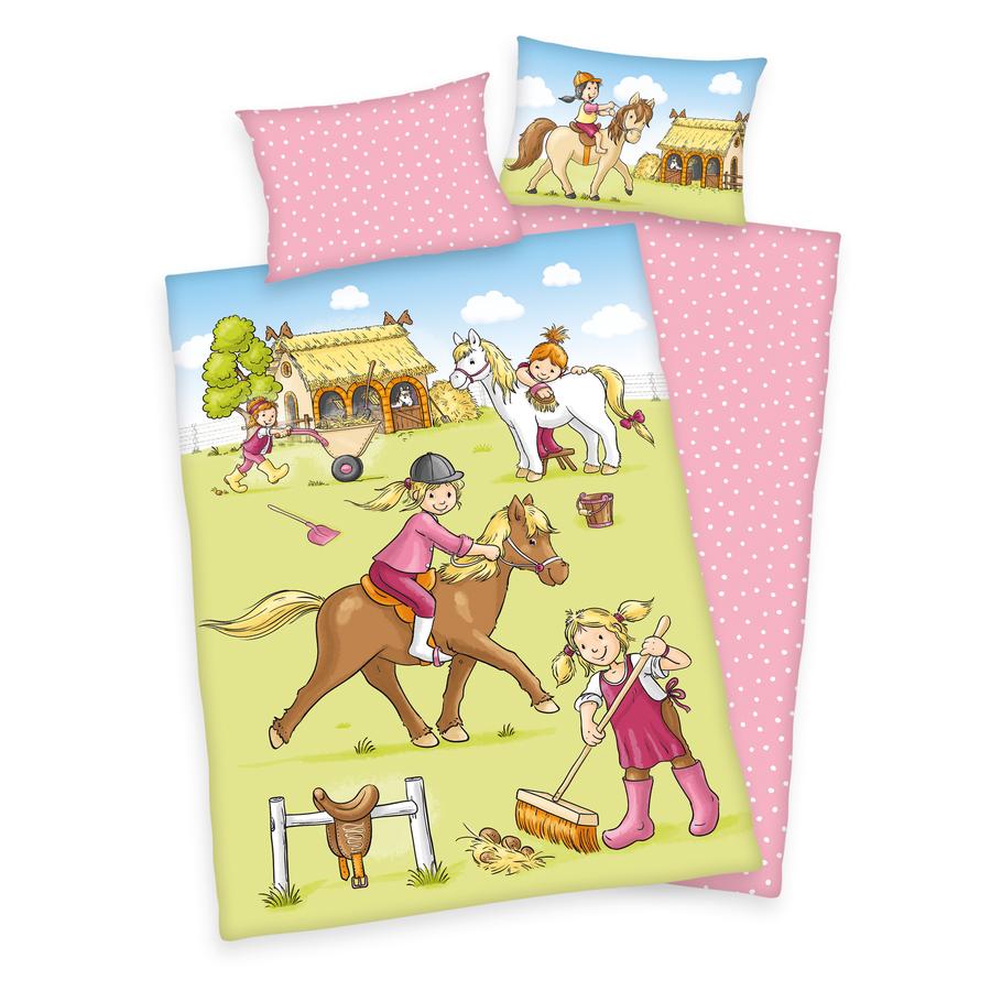 babybest® Sänglinne Pony Farm GOTS 100x135 cm