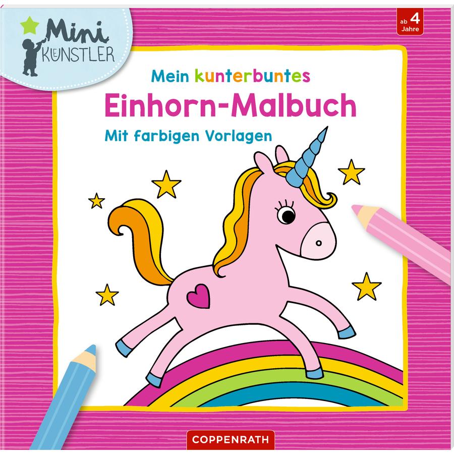 SPIEGELBURG COPPENRATH Mein kunterbuntes Einhorn-Malbuch (Mini-Künstler)