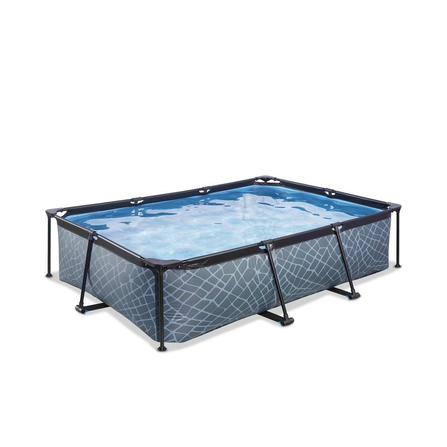 EXIT Rámový bazén 300x200x65cm (12v) - šedý