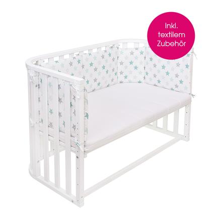 Pink Or Blue Lit Enfant A Barreaux Complet Arianna Bois Blanc Roseoubleu Fr