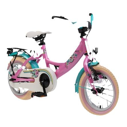 bikestar Premium Sicherheits-Kinderfahrrad 12" Classic, pink