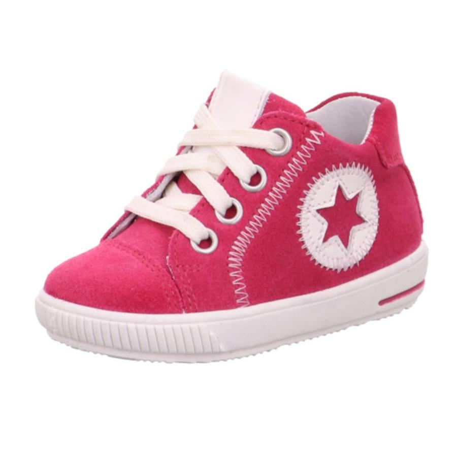 superfit Chaussures basses enfant Moppy rouge/blanc, largeur moyenne