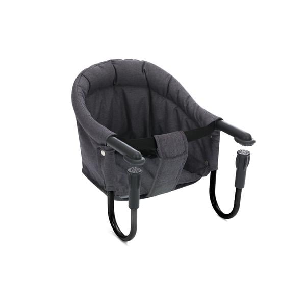 Fillikid Siège de table pour bébé pliable avec pinces antidérapantes et sac de transport pour enfant Gris 