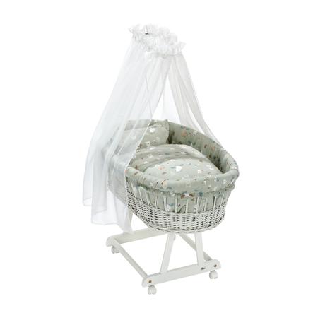 Alvi® komplett bassinet Birthe hvit babyskog 
