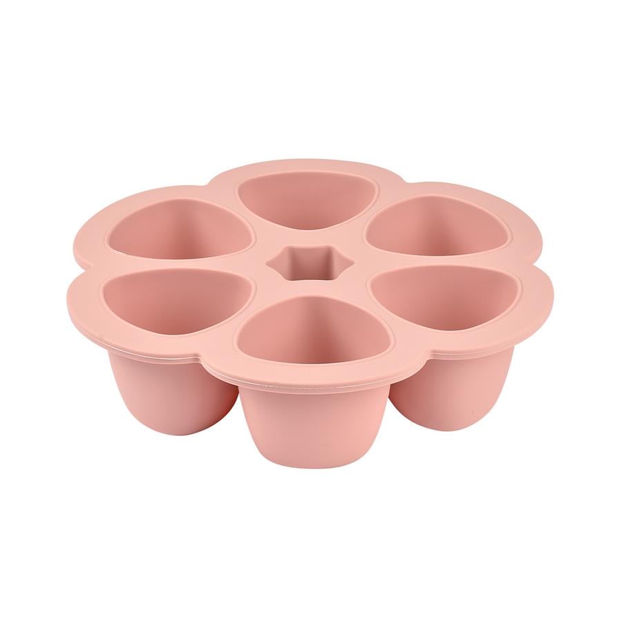BEABA Förvaringsbehållare Multiportion rosa 6 x 90 ml 
