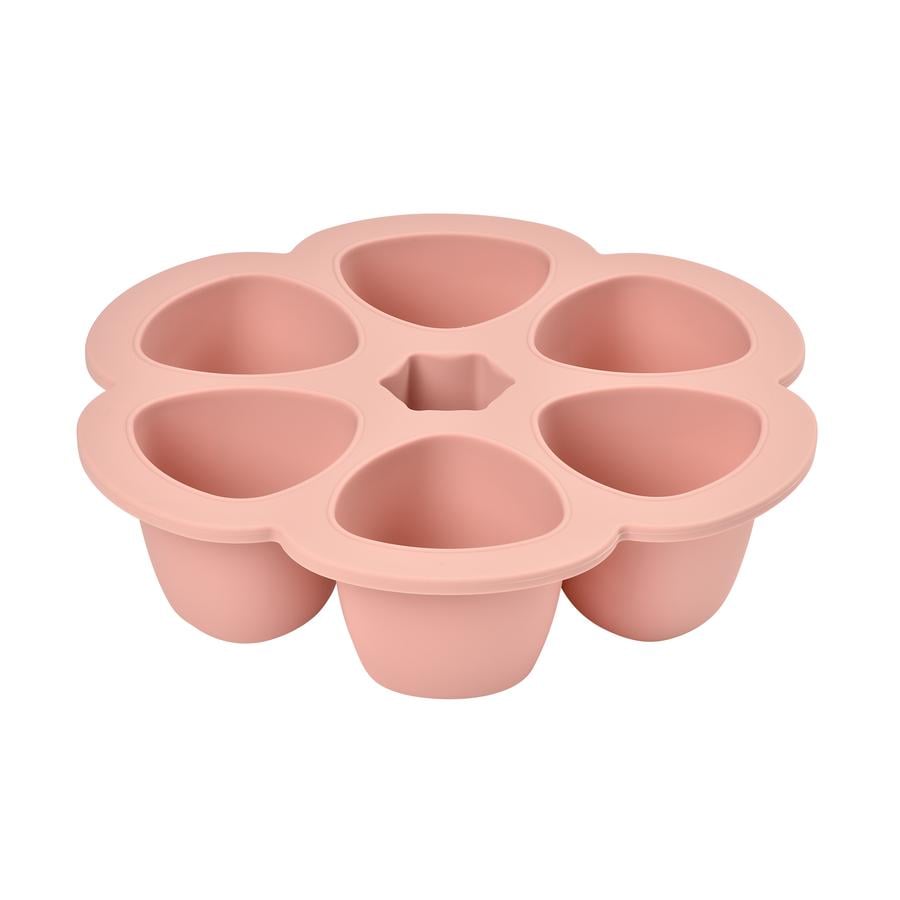 BEABA Bewaarbak Multiporties roze 6 x 150 ml 