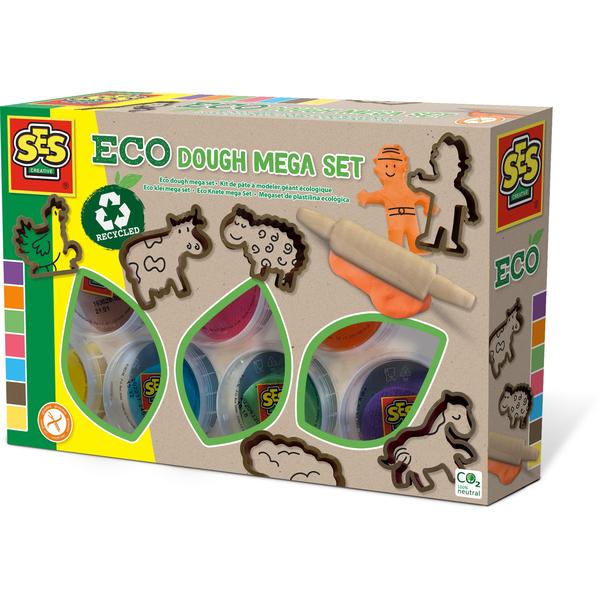 SES Creative® Eco modelleringsleiremega sett med verktøy