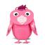 Affenzahn Little friends - kinderrugzak: flamingo, neon roze