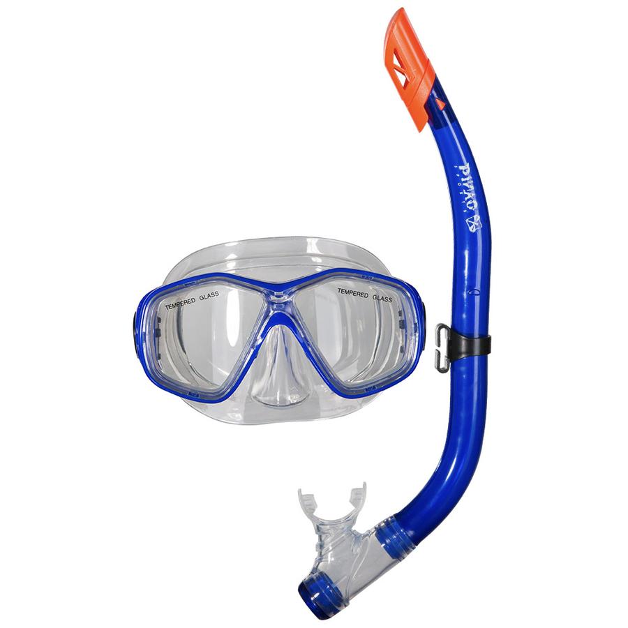 PiNAO Sportowy zestaw do nurkowania dla dzieci, niebieski