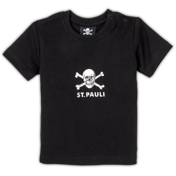 St. Pauli Koszulka dziecięca czarna z czaszką