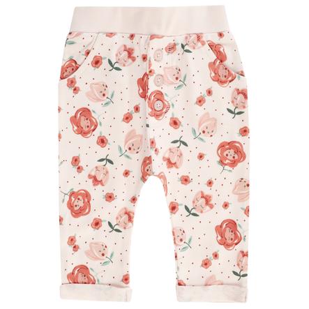 JACKY Pantalon sarouel MID SUMMER off- white / rose à motifs