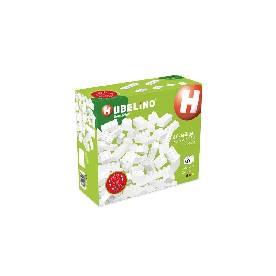 HUBELINO® Bausteine - 60 teiliges Set, weiß