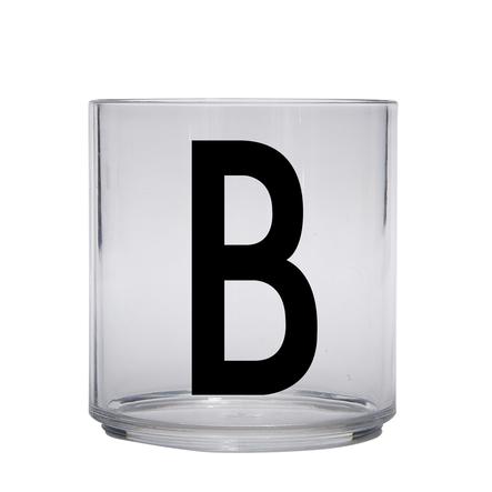 Design letters personalisiertes Trinkglas für Kinder Buchstabe B