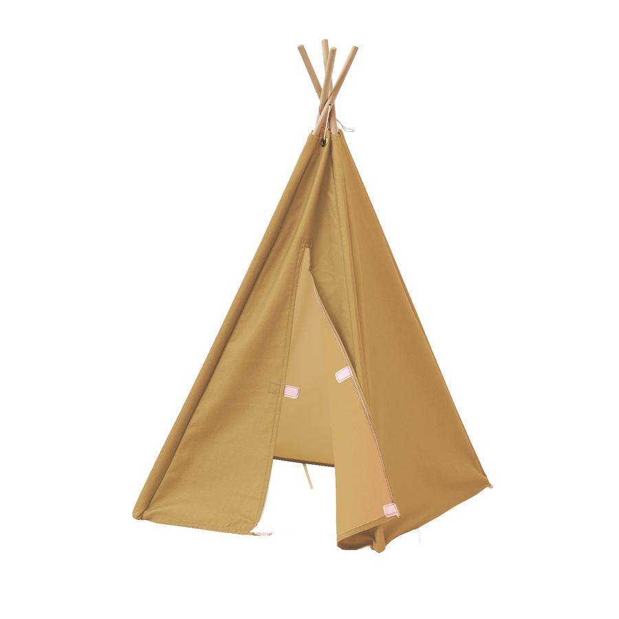 Kids Concept ® Tipi Tent Mini H 75 cm gul 
