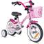 PROMETHEUS BICYCLES® HAWK Cykel 12", rosa/vit 