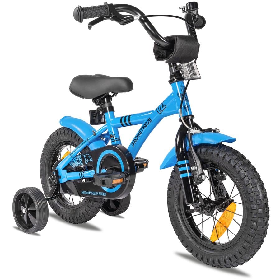 PROMETHEUS BICYCLES® HAWK Børnecykel 12" , Blå-Sort