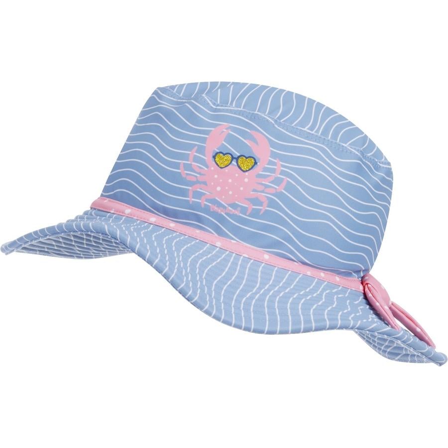 Playshoes  Sluneční klobouk s UV ochranou krab modro-růžový