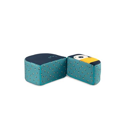 Lilliputiens Pouf Enfant Pablo Reglable 50x40x22cm Roseoubleu Fr