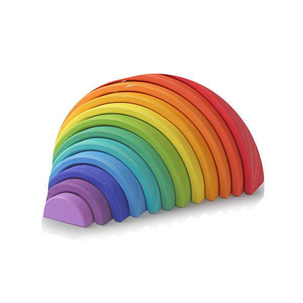 Kinderfeets ® Arches Rainbow - stapelbara träbågar 