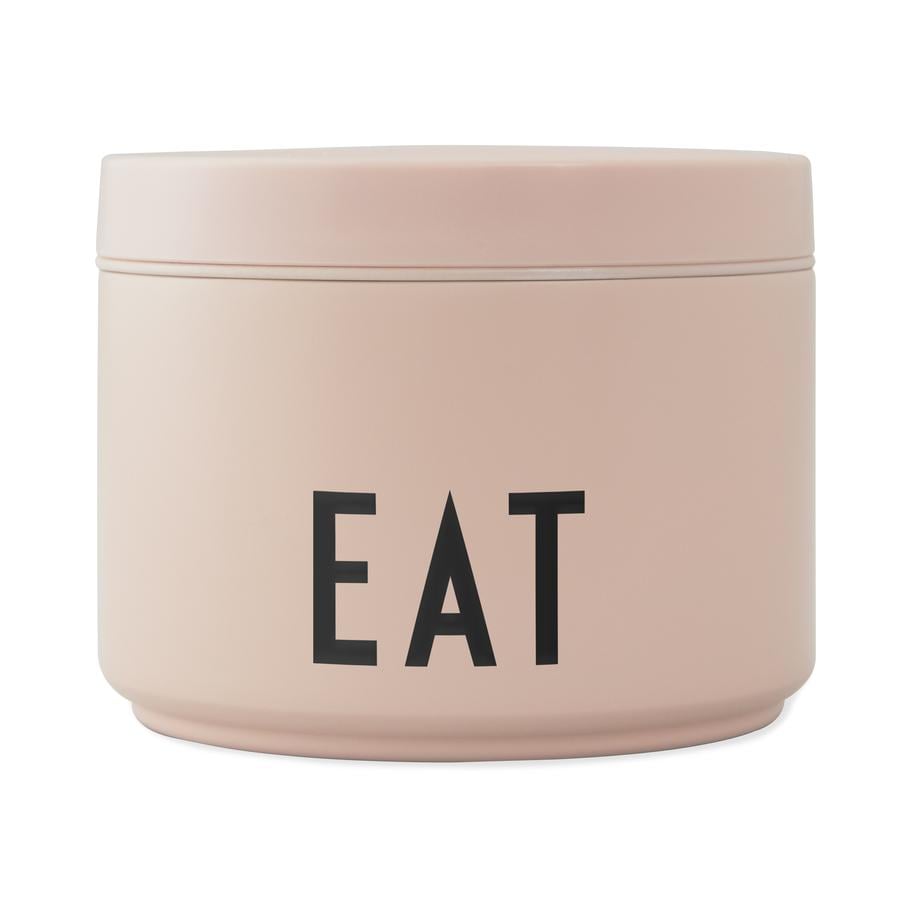 Design letters Thermo-Lunchbox klein in nude