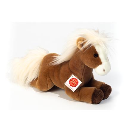 Teddy HERMANN ® Leżący koń jasnobrązowy 30 cm