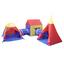 knorr® leksakstält stad De Luxe City färgad